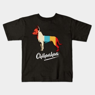 Chihuahua - Retro Style Dog Vintage Puppy Kids T-Shirt